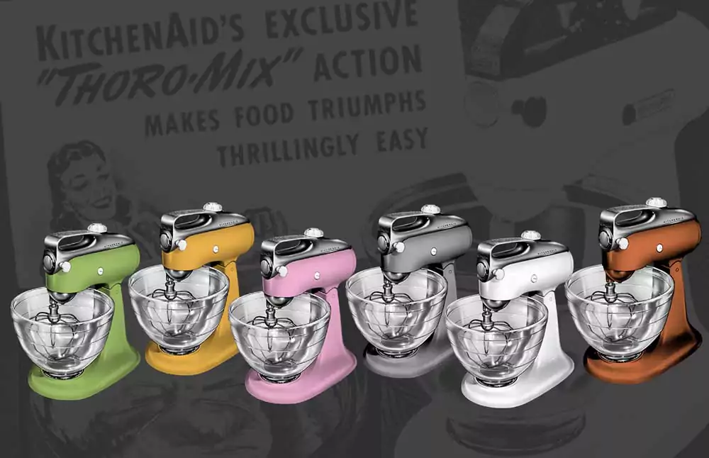 1955 KITCHENAID robotgép színek