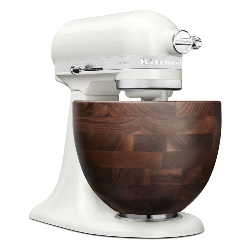 5KSM156WBAPL Artisan robotgép 4,7l - Diófa tállal, porcelán színű