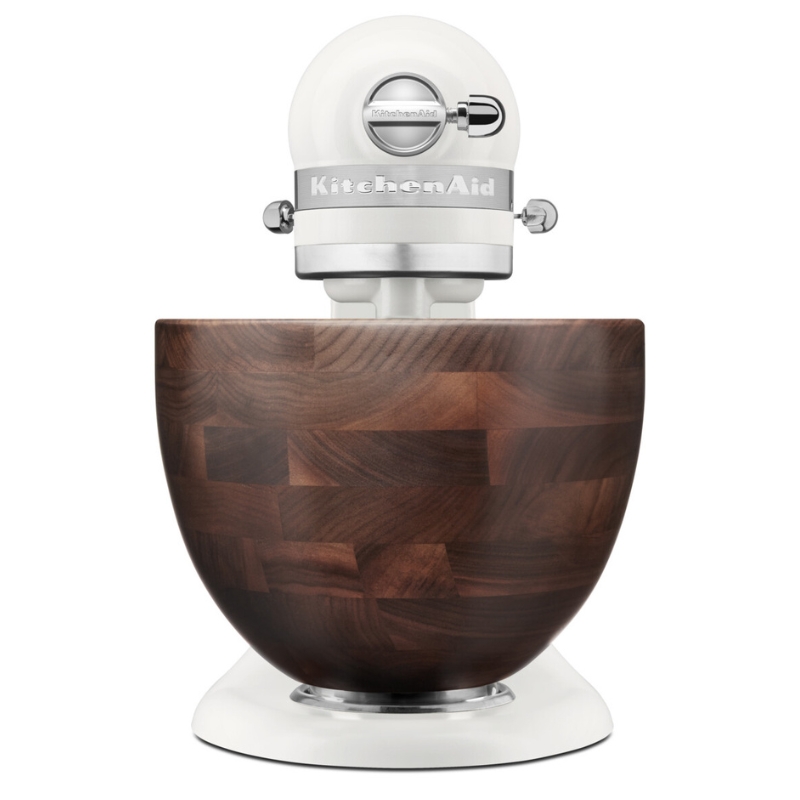 5KSM156WBAPL Artisan robotgép 4,7l - Diófa tállal, porcelán színű