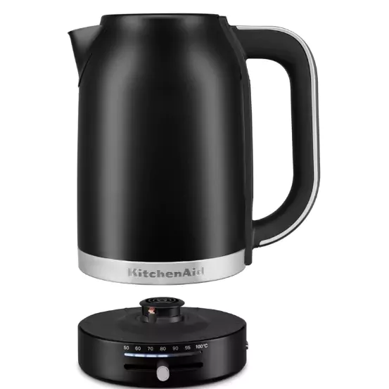 KitchenAid vízforraló, 1,7 literes, mattfekete színben