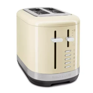 Mandulakrém színű kenyérpirító 7-féle árnyalat beállítással.