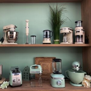 KitchenAid bemutatóterem, mandulakrém és pisztácia kollekció