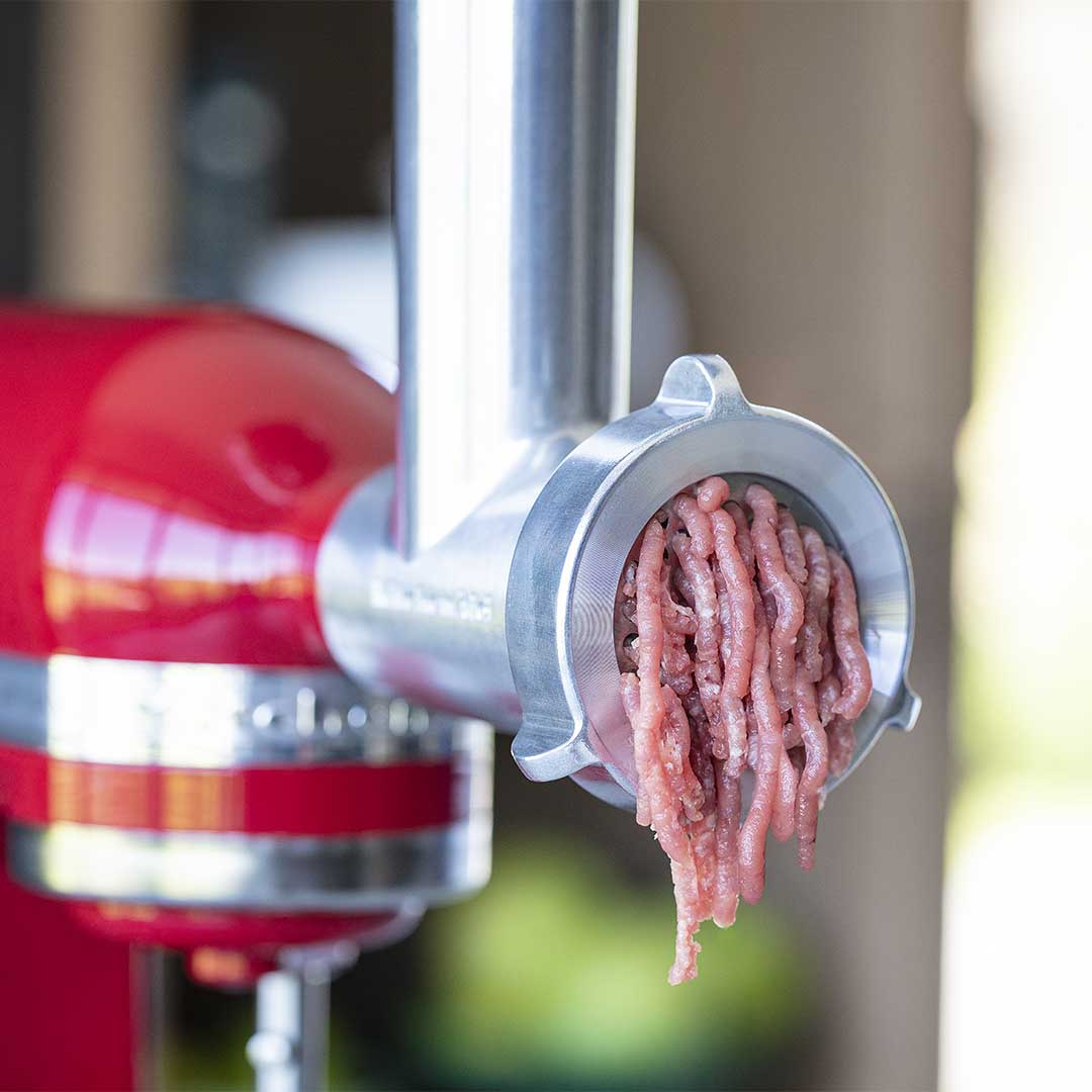 Fém húsdaráló adapter KitchenAid robotgépekhez. Cikkszáma 5KSMMGA