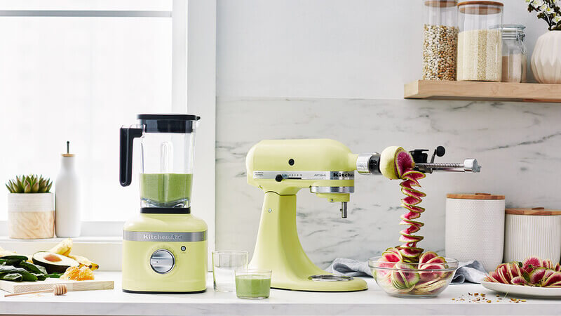 5KSM1APC spirálozó adapter KitchenAid robotgéphez, robotgép és turmixgép kyoto glow színben