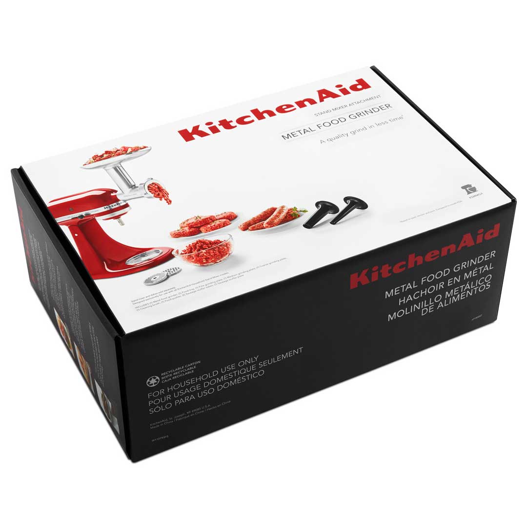 Fém húsdaráló adapter KitchenAid robotgépekhez. Cikkszáma 5KSMMGA